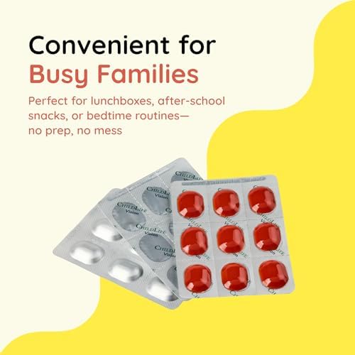CHILDLIFE ESSENTIALS Suplementos de Visión Saludable para Niños - Gomas de Luteína y Zeaxantina, Sabor a Frutos Rojos, 27 Tabletas - imagen 8
