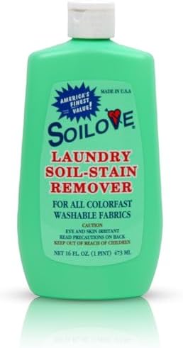 Soilove Quitamanchas Líquido para Ropa – 6 Botellas (16oz) – Potente Prelavado para Sangre, Grasa, Tinta, Hierba, Comida y Más – Fórmula Avanzada - imagen 2