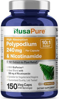 Cápsulas NusaPure de Polipodio y Nicotinamida, 240 mg, 150 Veganas (Sin OGM, Sin Soja) - imagen 1