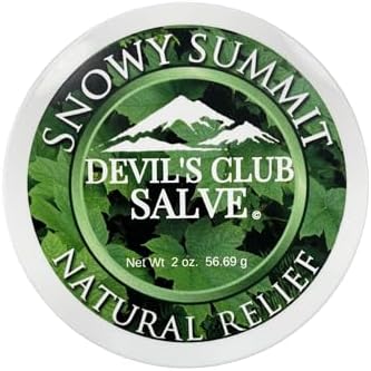 Salve Artesanal Snowy Summit de Alaska con Extracto de Devil's Club - Ungüento para la Piel con Aroma Suave - Fórmula Herbal Premium - Hecho en EE. - imagen 1