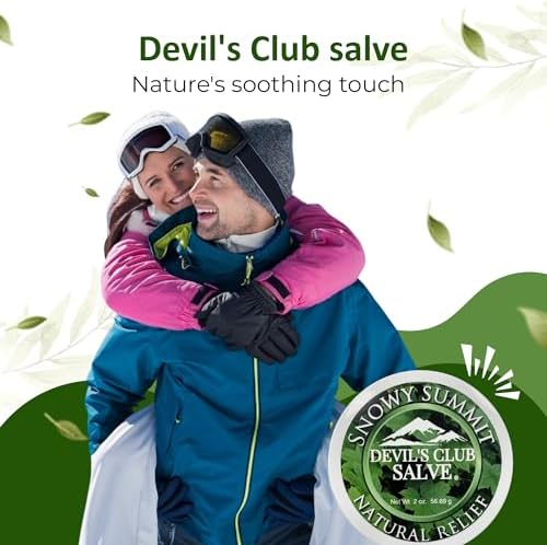 Salve Artesanal Snowy Summit de Alaska con Extracto de Devil's Club - Ungüento para la Piel con Aroma Suave - Fórmula Herbal Premium - Hecho en EE. - imagen 3
