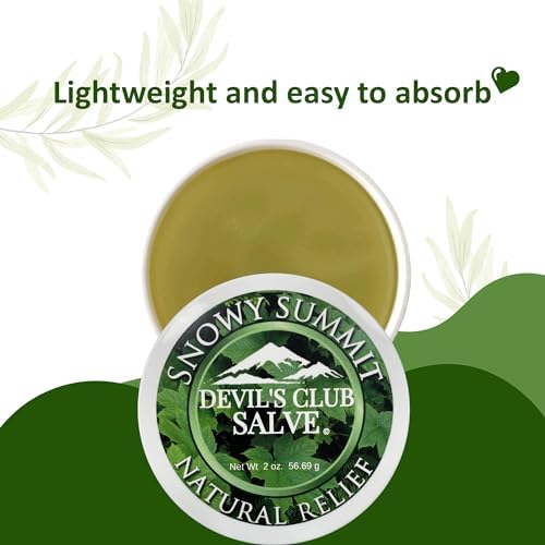 Salve Artesanal Snowy Summit de Alaska con Extracto de Devil's Club - Ungüento para la Piel con Aroma Suave - Fórmula Herbal Premium - Hecho en EE. - imagen 5