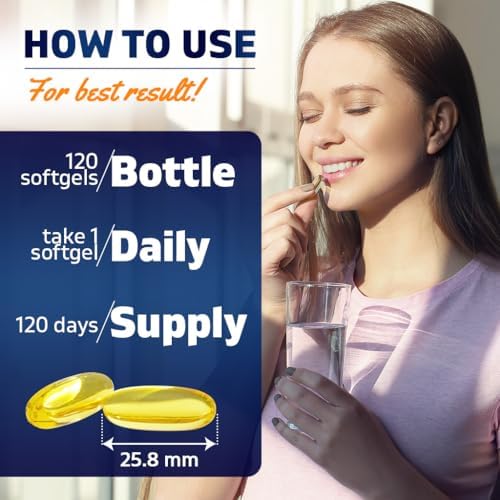 Cápsulas de Aceite de Hígado de Bacalao Islandés Vitamatic 1250mg 120 Gelatinas (Sabor Limón) - Promueve la Salud Cardiovascular - imagen 3