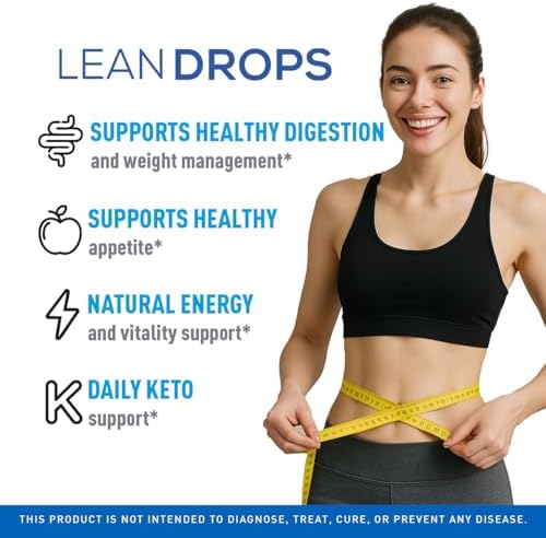 Lean Drops – Fórmula Líquida Oficial LeanDrops, Suplemento Natural Premium, Apoyo para el Bienestar y la Salud, 1 Botella para 1 Mes - imagen 2