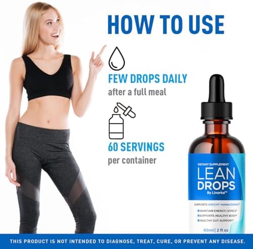 Lean Drops – Fórmula Líquida Oficial LeanDrops, Suplemento Natural Premium, Apoyo para el Bienestar y la Salud, 1 Botella para 1 Mes - imagen 4