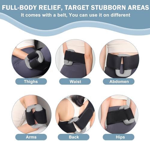 Masajeador Eléctrico Multifuncional de Anillo para Cuerpo Completo, 3 Modos y 6 Intensidades, Vibración de Tejido Profundo, Ideal para Recuperación - imagen 4