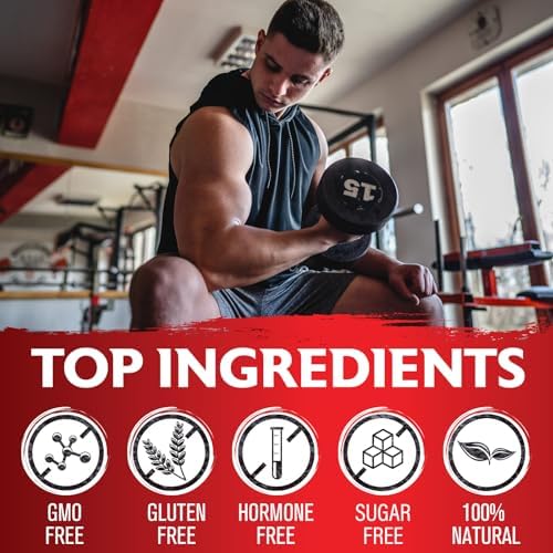 Suplemento de Testosterona para Hombres, Aumento de Testosterona 95% de Pureza, Turkesterona para Más Energía, Fuerza, Resistencia, Crecimiento - imagen 6