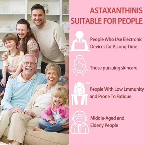 BELANO Astaxantina 12mg, Nuvapure Astaxantina 12mg, Fáciles de Tragar, No OGM, Suministro para 4 Meses, 120 Cápsulas Blandas - imagen 4