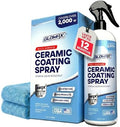 Kit de Spray Cerámico GLOMAX para el Hogar (16 oz) - Brilla, Sella y Protege Superficies de Acero Inoxidable, Vidrio, Cocina y Baño - Hidrofóbico - - imagen 1