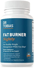 Dr. Tobias Quemador de Grasa Nocturno - Soporte Metabólico Nocturno con Extracto de Frijol Blanco, Raíz de Ashwagandha, Extracto de Grano de Café - imagen 1