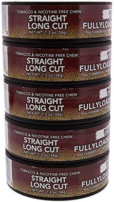 Tabaco de Masticar Sin Nicotina Fully Loaded Bullseye Long Cut Sabor Auténtico - Alternativa de Masticar en Latas - imagen 2