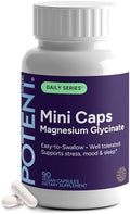 Cápsulas Pequeñas de Glicinato de Magnesio – Fáciles de Tragar | TRAACS® Magnesio Bisglicinato Quelado | Alta Absorción para Sueño, Músculos y - imagen 1