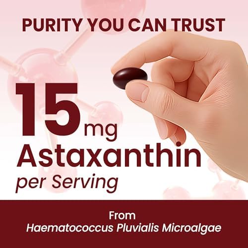 VerdiGusto Astaxantina 15mg | 240 Cápsulas Blandas | Suplemento Antioxidante | 8 Meses de Suministro | Salud Ocular y de la Piel | Sin GMO, Sin - imagen 2
