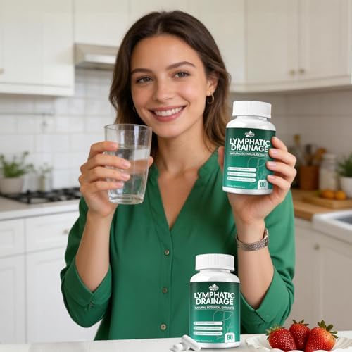 Suplementos de Drenaje Linfático y Limpieza Hepática RiRywony – Cápsulas Herbales Naturales con Equinácea, Apoya el Sistema Linfático, Balance de - imagen 4