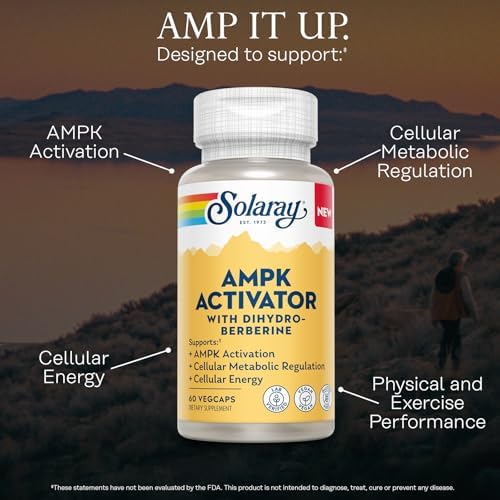Suplemento Dietético SOLARAY AMPK Activator con Dihidroberberina, 60 Cápsulas - imagen 3