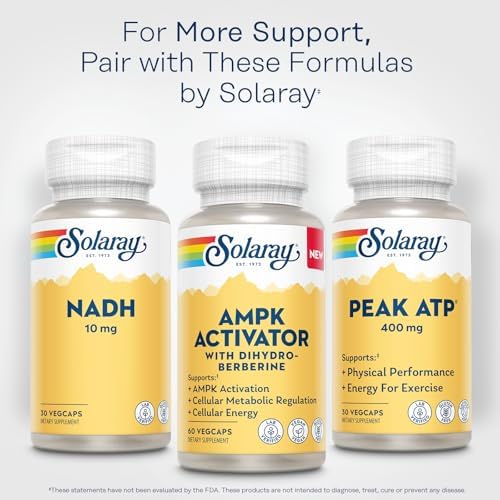 Suplemento Dietético SOLARAY AMPK Activator con Dihidroberberina, 60 Cápsulas - imagen 6