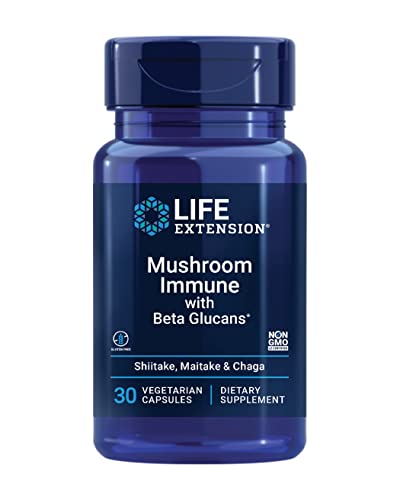 Suplemento Inmunológico de Hongos Life Extension con Beta Glucanos - imagen 5