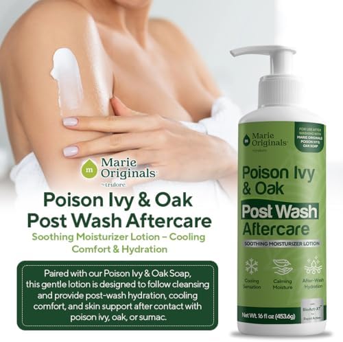 Loción de Cuidado Posterior Marie Originals para Poison Ivy & Oak – Crema Refrescante para Picazón – Hidratante con Aceite de Árbol de Té y Menta – - imagen 2
