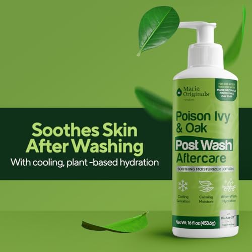 Loción de Cuidado Posterior Marie Originals para Poison Ivy & Oak – Crema Refrescante para Picazón – Hidratante con Aceite de Árbol de Té y Menta – - imagen 5