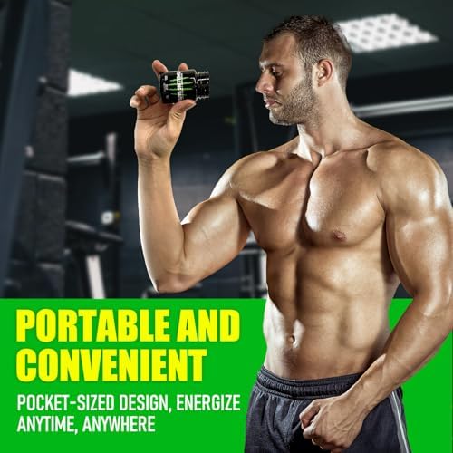 Sales de Aroma para Atletas, Tarro Portátil de Sales Aromáticas para Gimnasio, Levantamiento de Pesas y Entrenamiento, Apoyo Rápido para Enfoque - imagen 4