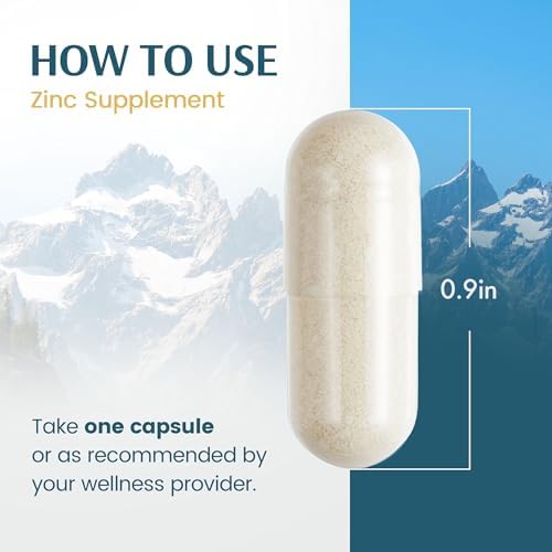 Cápsulas de Zinc Picolinato Vykee Nutrition 50 mg - Apoya la Salud del Cabello, Piel y Ojos, Función Muscular e Inmunológica - Veganas, Sin OGM, Sin - imagen 5