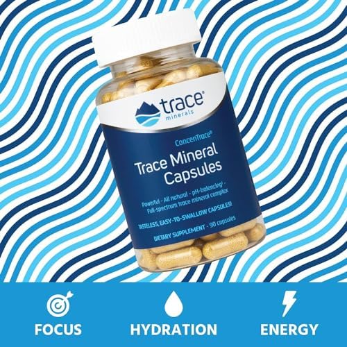 Minerales traza ConcenTrace de Trace Minerals, 90 cápsulas - imagen 4