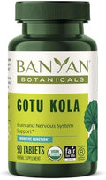 Banyan Botanicals Gotu Kola Orgánico – Suplemento Nootrópico para Claridad Mental, Memoria y Enfoque – Adaptógeno para Alivio del Estrés – 90 - imagen 1