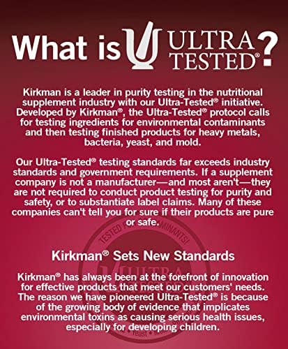 Kirkman - Zinc 20mg - 250 Cápsulas - Soporte Inmunológico - Alta Absorción - Hipoalergénico - imagen 6