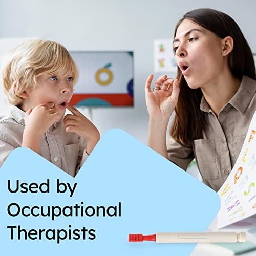 Gafly Therapens - Herramientas de Terapia Oral para Estimular el Habla y la Alimentación, Kit con 4 Puntas y Bolsa de Almacenamiento - imagen 7