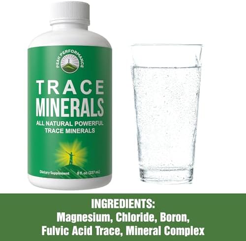Gotas Líquidas de Minerales Traza de Ultra Alta Pureza para Agua. Suplemento de Minerales Fulvicos a Base de Plantas + Magnesio. Reabastece Minerales - imagen 3