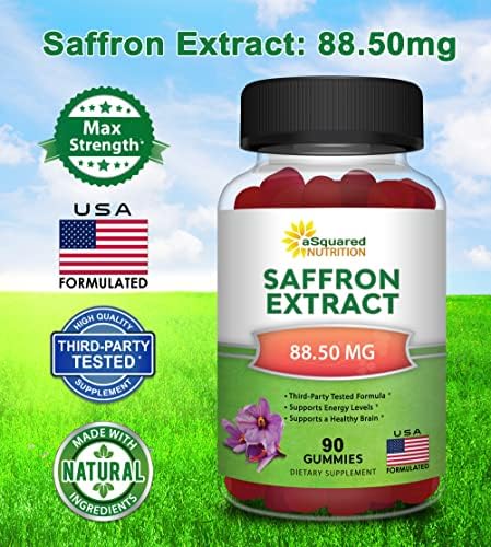 Gomitas de Azafrán aSquared Nutrition - Suplemento de Extracto de Azafrán - Alternativa Natural a Cápsulas, Pastillas, Polvo y Té - imagen 4