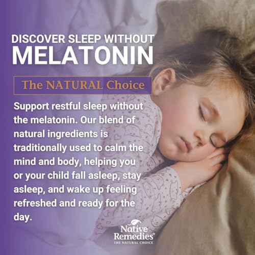Gomitas para dormir sin melatonina de Native Remedies – Fórmula herbal sin azúcar con GABA, Magnesio, L-Teanina y Valeriana – Suplemento natural para - imagen 7