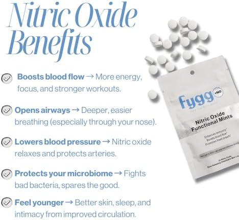 Mentas Funcionales fygg NOX – Mentas de Aliento Sin Azúcar con Xilitol, Prebióticos y Mezcla Botánica – Paquete de 30 Unidades - imagen 5