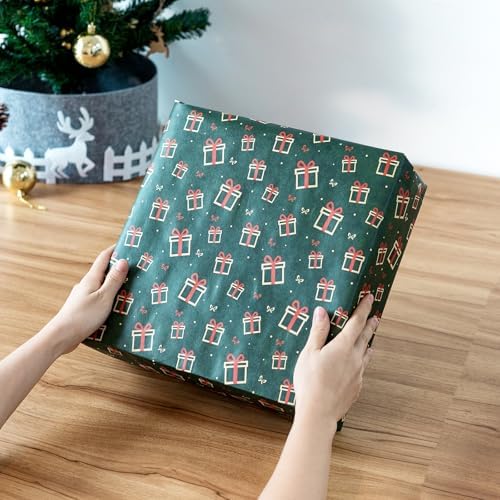 Cajas de Regalo Grandes Mefleet 12x12x4 Pulgadas con Tapa, Paquete de 10, Cajas Cuadradas para Ropa, Bufandas, Regalos de Navidad y Cumpleaños, Color - imagen 5