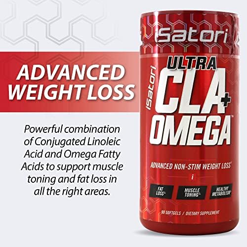 iSatori Ultra CLA Omega 3 6 9, Quemador de Grasa Natural, Tonificador Muscular con Ácido Linoleico Conjugado y Aceite de Pescado, Sin Estimulantes, - imagen 6