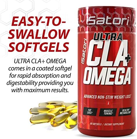 iSatori Ultra CLA Omega 3 6 9, Quemador de Grasa Natural, Tonificador Muscular con Ácido Linoleico Conjugado y Aceite de Pescado, Sin Estimulantes, - imagen 7