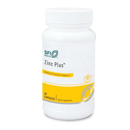 Klaire Labs SFI Health Suplemento de Zinc Plus para el Sistema Inmunológico - Citrato de Zinc con Cobre, Vitamina B6 y C Vitamina - Hipoalergénico - imagen 1
