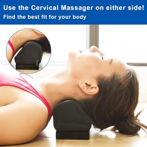 Funda Cervical StrongTek – Bloque ortopédico de espuma firme para restaurar la curva del cuello, corregir postura y aliviar dolores de cabeza en casa - imagen 2