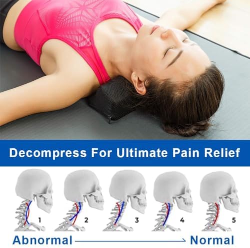 Funda Cervical StrongTek – Bloque ortopédico de espuma firme para restaurar la curva del cuello, corregir postura y aliviar dolores de cabeza en casa - imagen 4