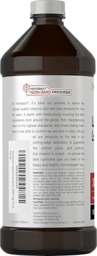 Horbäach L-Carnitina Líquida 3000 mg | 16 oz | Sabor Berry | Suplemento de Máxima Potencia | Vegetariano, No Transgénico y Sin Gluten - imagen 3
