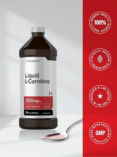 Horbäach L-Carnitina Líquida 3000 mg | 16 oz | Sabor Berry | Suplemento de Máxima Potencia | Vegetariano, No Transgénico y Sin Gluten - imagen 7