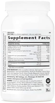 GNC B-Complejo 150, Metabolismo y Producción de Energía, Liberación Prolongada, 100 Cápsulas - imagen 2