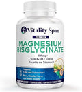 Glicinato de Magnesio 400mg, Magnesio Bisglicinato Quelado para Relajación y Sueño, Extra Fuerte con Óxido de Magnesio, Suave para el Estómago, - imagen 1