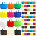 Nicunom 60 Piezas de Bolsas de Tela No Tejida para Fiestas, 13 x 10, Coloridas y Reutilizables, Bolsas de Regalo con Asas para Cumpleaños y Baby - imagen 1