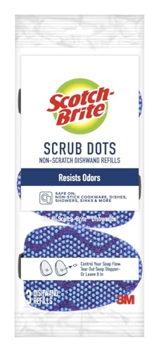 Recambios Scotch-Brite Scrub Dots para Esponja de Cocina, 18 Recambios No Rascantes para Limpiar Cocina, Baño y Hogar, Seguros para Utensilios - imagen 2