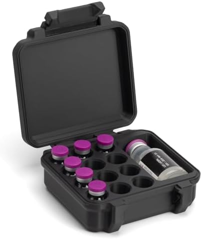 Estuche para Viales de Péptidos de 3ml y 30ml | Seguro para Refrigerador y Congelador con Regulación de Temperatura - imagen 1