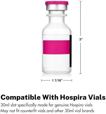 Estuche para Viales de Péptidos de 3ml y 30ml | Seguro para Refrigerador y Congelador con Regulación de Temperatura - imagen 2