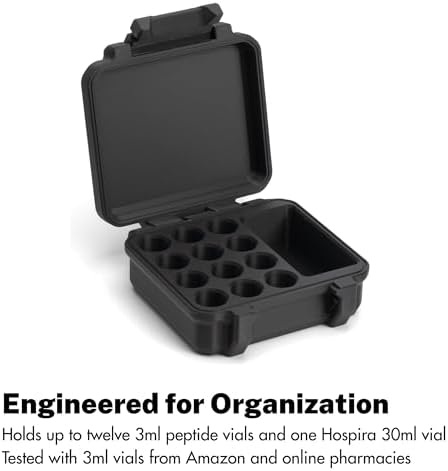 Estuche para Viales de Péptidos de 3ml y 30ml | Seguro para Refrigerador y Congelador con Regulación de Temperatura - imagen 4