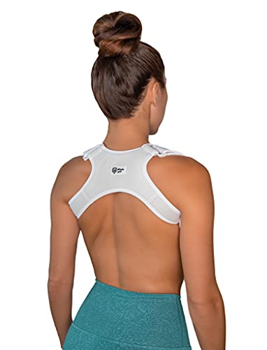 Corrector de Postura para Espalda Alta y Joroba de Cuello - Faja Soporte para Alivio del Dolor - Alineador para Hombros Redondeados - Discreto Bajo - imagen 1