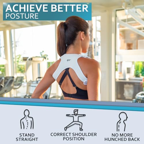 Corrector de Postura para Espalda Alta y Joroba de Cuello - Faja Soporte para Alivio del Dolor - Alineador para Hombros Redondeados - Discreto Bajo - imagen 2